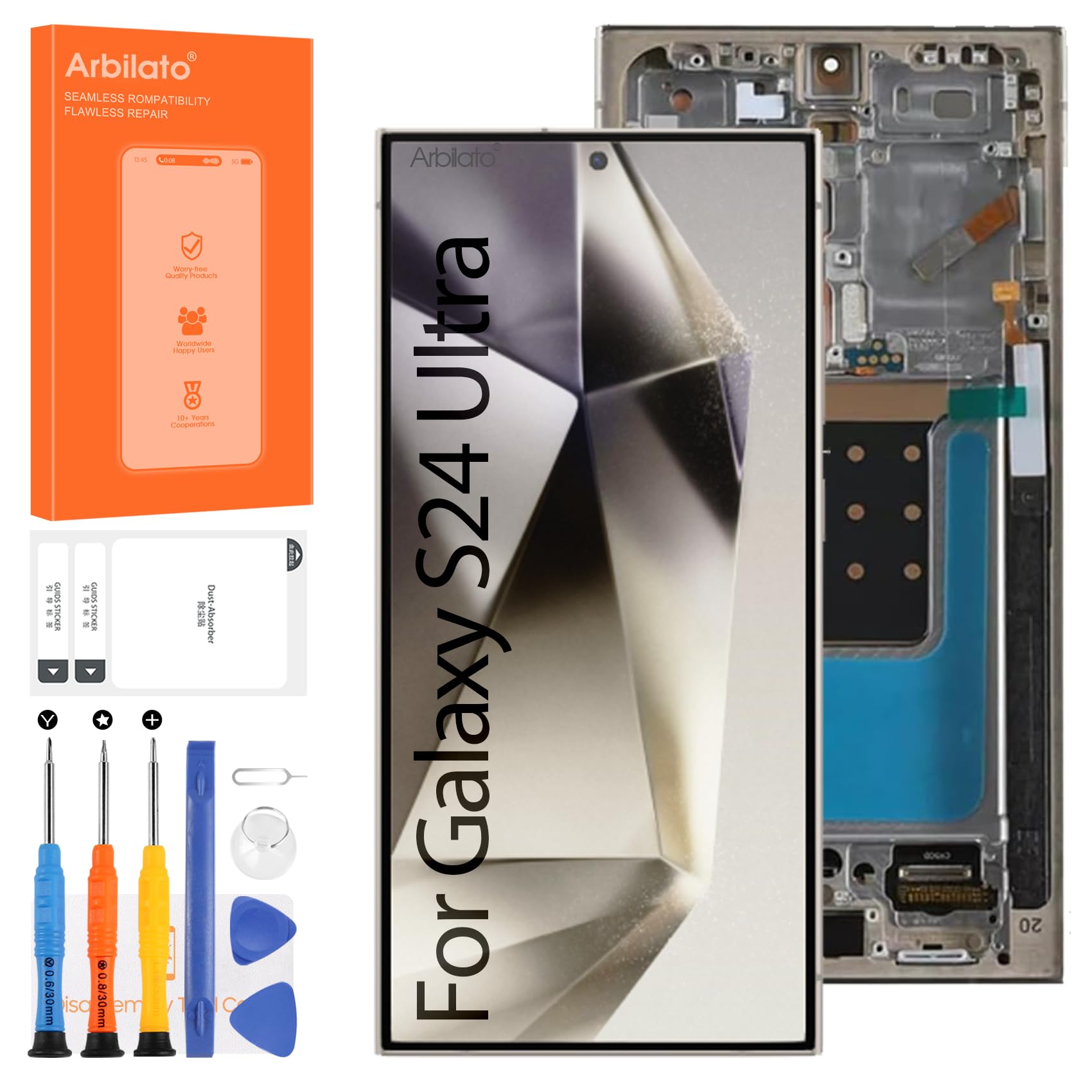 【難あり】Galaxy S24 Ultra 液晶交換品 Amazon.com: AMOLED Screen for Samsung Galaxy S24 Ultra 5G Screen